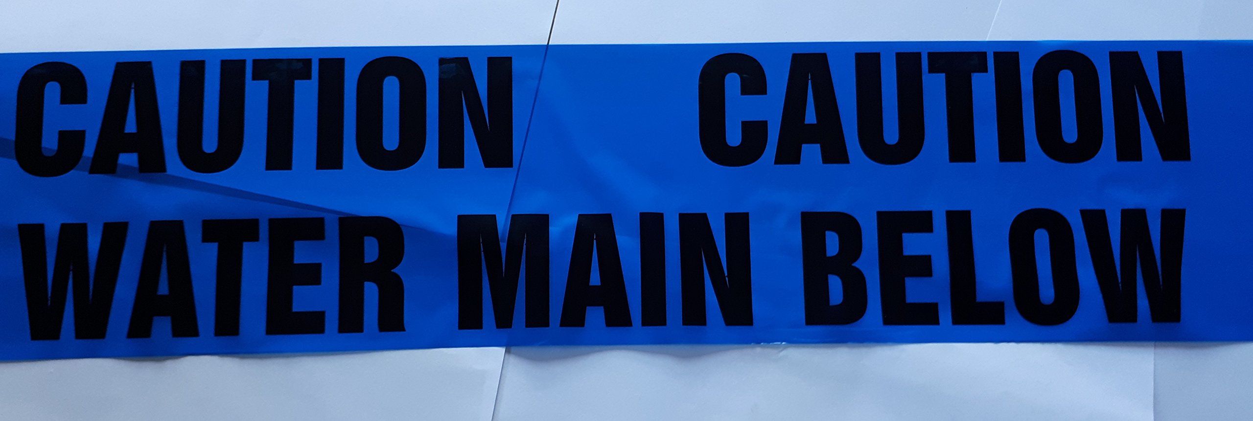 Ali's DIY Caution Water Main Below Warning Tape - 25 Metre Custom Cut Length