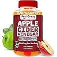 Feel Great Vitamin Co. Apple Cider Vinegar Gummies | Contains The Mother | Natural Antioxidant Digestive Support Healthy Nutrient Absorption