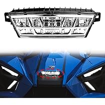 ▽shin▲ LUXEMOTO LED Headlight for Polaris Slingshot, Front Center