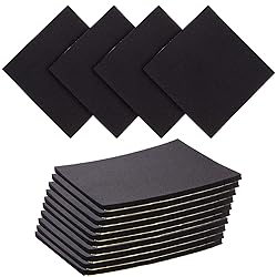 10 Pack Adhesive Foam Padding 1/4 Inch Thick