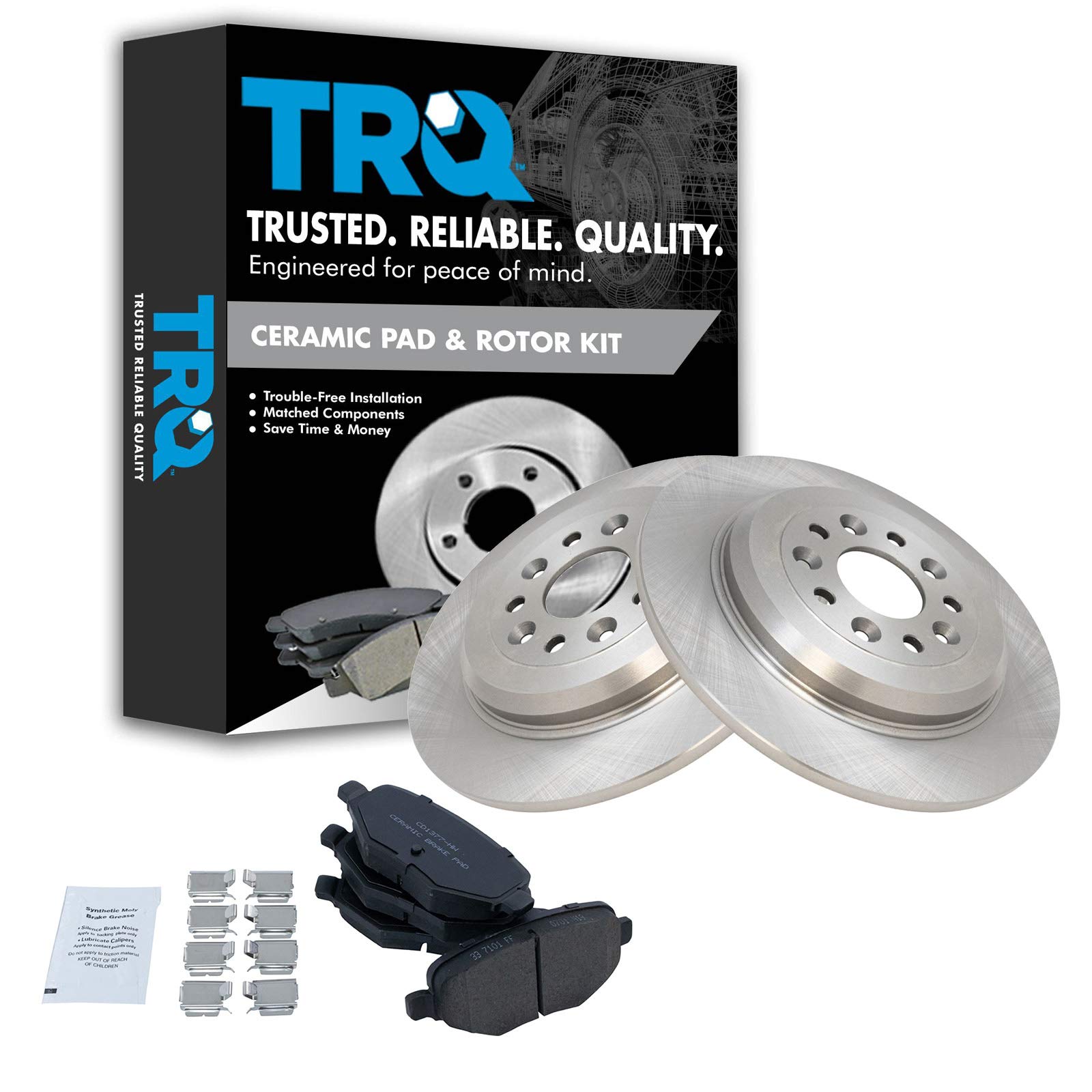 330mm Rear Brake Disc Rotors Ceramic Pads Kit for Ford Edge