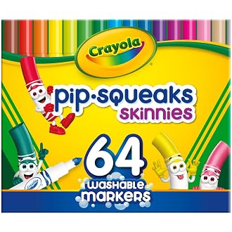 Crayola 64 Pip-Squeak Skinnies Markers - View 5