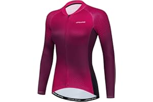 YOUALSO Cycling Jersey Women, Road & Mountain Ladies Bike Shirt, Bicycle Biking Tops S-3xl