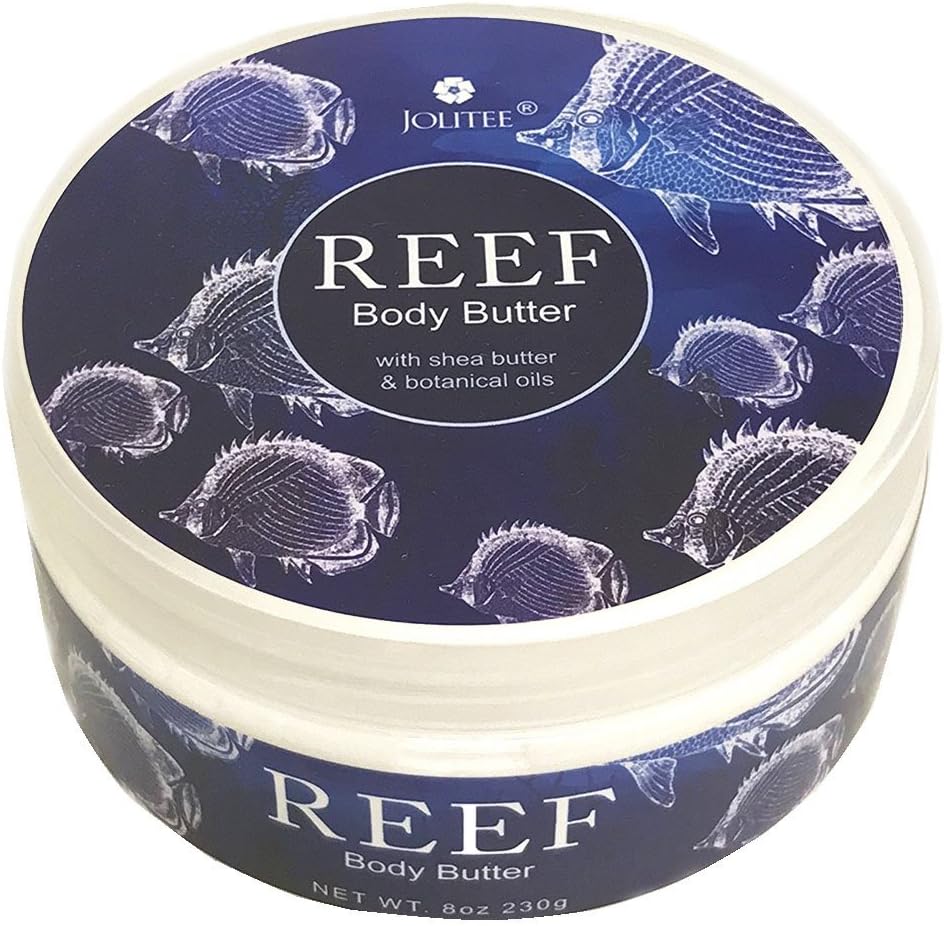Reef Luxury Body Butter - Shea & Cocoa with Sea Kelp Extract – Hydrating Skincare, 8 oz (230 g)