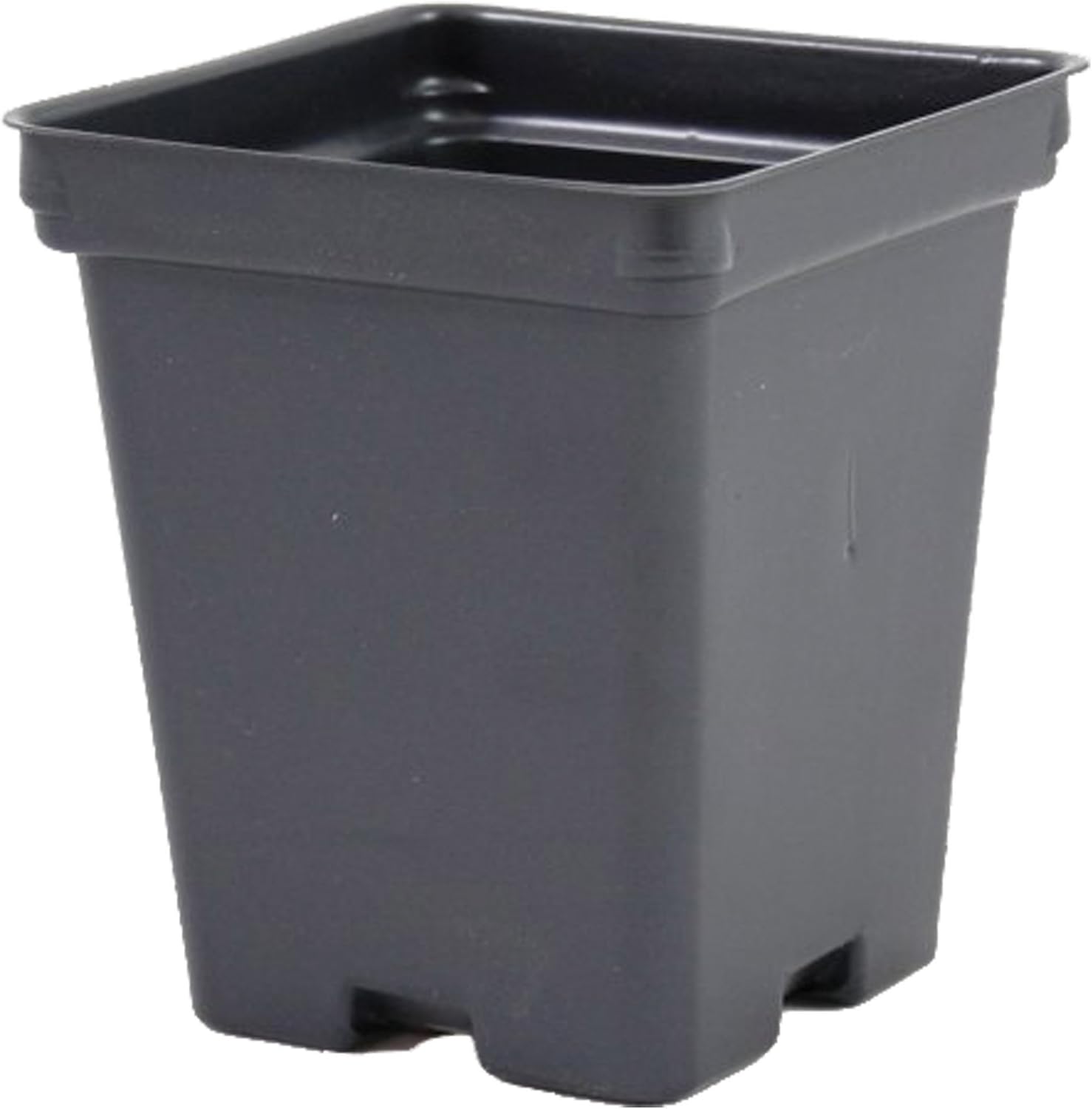 Square Greenhouse Pots 4.25 inch x 4.875 inch Black