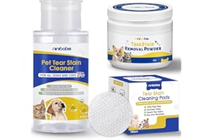 Tear Stain Remover Powder for Dogs and Cats,Eye Stain Cleaner,Natural Formula,Remove Tear Stains,Safe & Gentle Eye Care for P