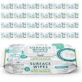 Juniper CLEAN 24 Pack Surface Cleaning Wipes with Bleach, All-Purpose Cleaner for Bathroom, Kitchen, Office, 1728 Count Soft Flow, Fresh Scent, Lint Free &amp; Durable