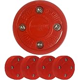 Better Biscuit The Solid Off-ice Hockey Puck - 4 Pack, Red
