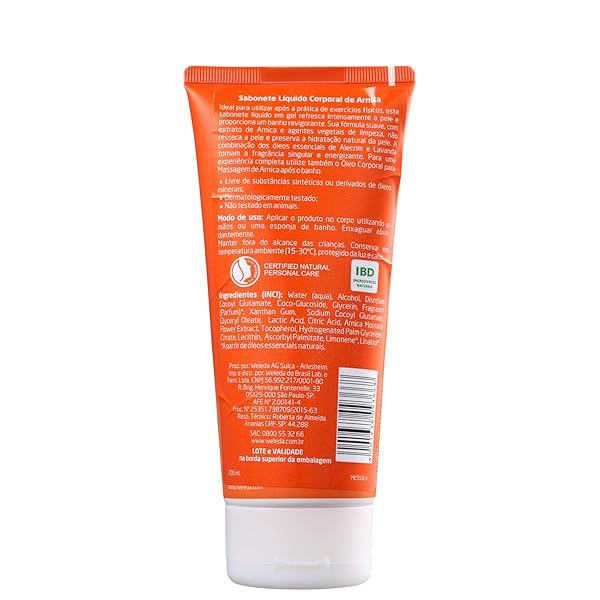 WELEDA WELEDA ARNICA SPORTS BATH AND SHOWER GEL, 6.8 FLUID OUNCE