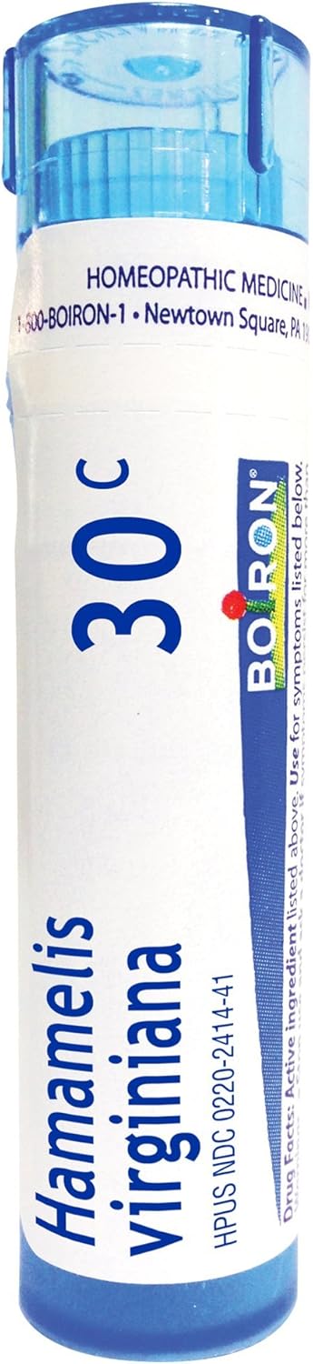 Boiron Hamamelis Virginiana 30C, 80 Pellets, Homeopathic Medicine for Hemorrhoids: Health & Personal Care