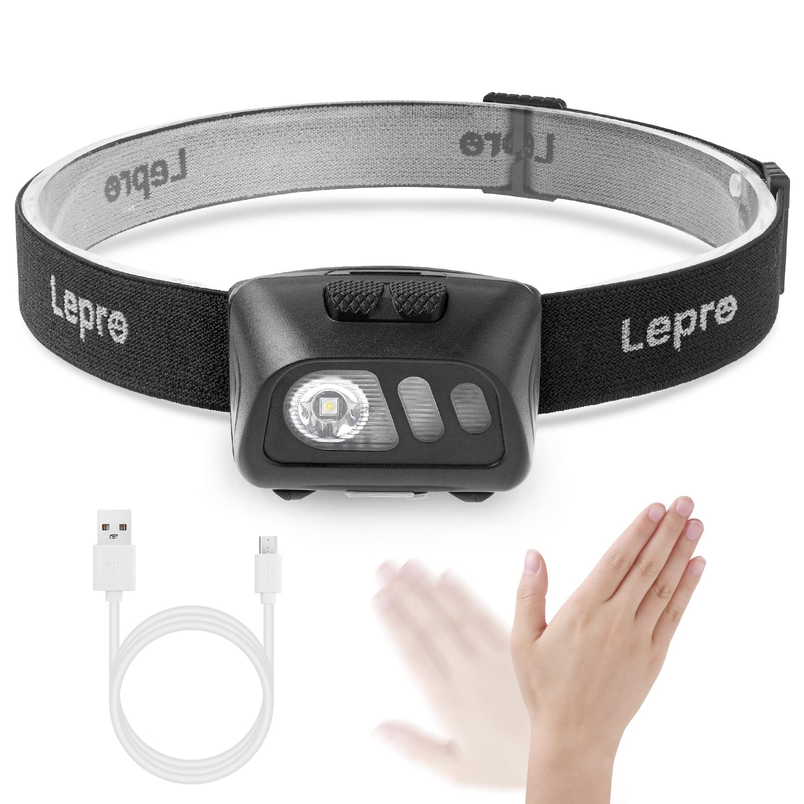 Mua Lepro Headlight, Rechargeable, LED Headlamp, Waterproof, Sensor