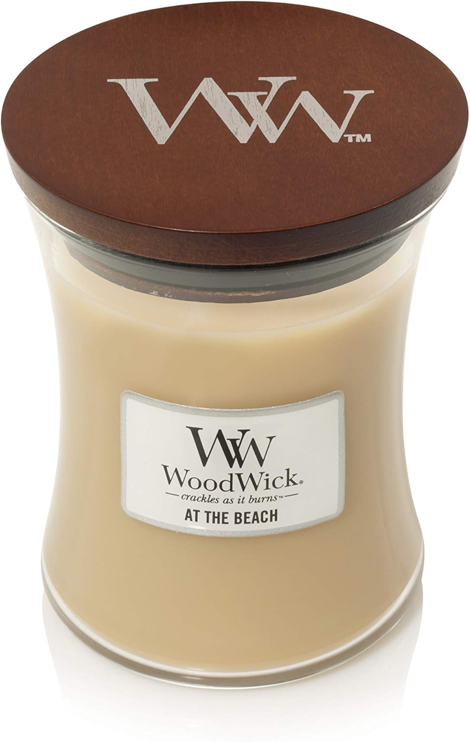 Woodwick Medium Hourglass Scented Candle At the Beach with
