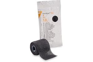 3M Scotchcast Plus Cast Tape 2 Inch X 12 Foot Fiberglass Black, 82002A - One Roll