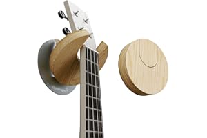 Openhagen World’s Only - Collapsible Ukulele Wall Hanger and Ukulele Wall Mount - Patented - Danish Design - Space Saving - Wooden - Oak Color - Scratch Proof - Award Winning
