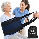 Transfer Sling Patient Transfer Belt Lift Assist for Elderly and Disabled | Wide Support 9 Inch Padded Transfer Sling 300 lb Capacity Heavy Duty Handles for Bed Wheelchair Turning and Repositioning