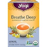 Yogi Tea - Breathe Deep (6 Pack) - Supports Respiratory Health - 96 Tea Bags