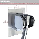 Lofekea Shower Head Holder Adhesive Wall Mount Adjustable Angles view 2
