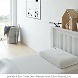 Panda Kids Bamboo Pillowcase 4+ Years Removable Cover Pillow for Memory Foam view 3