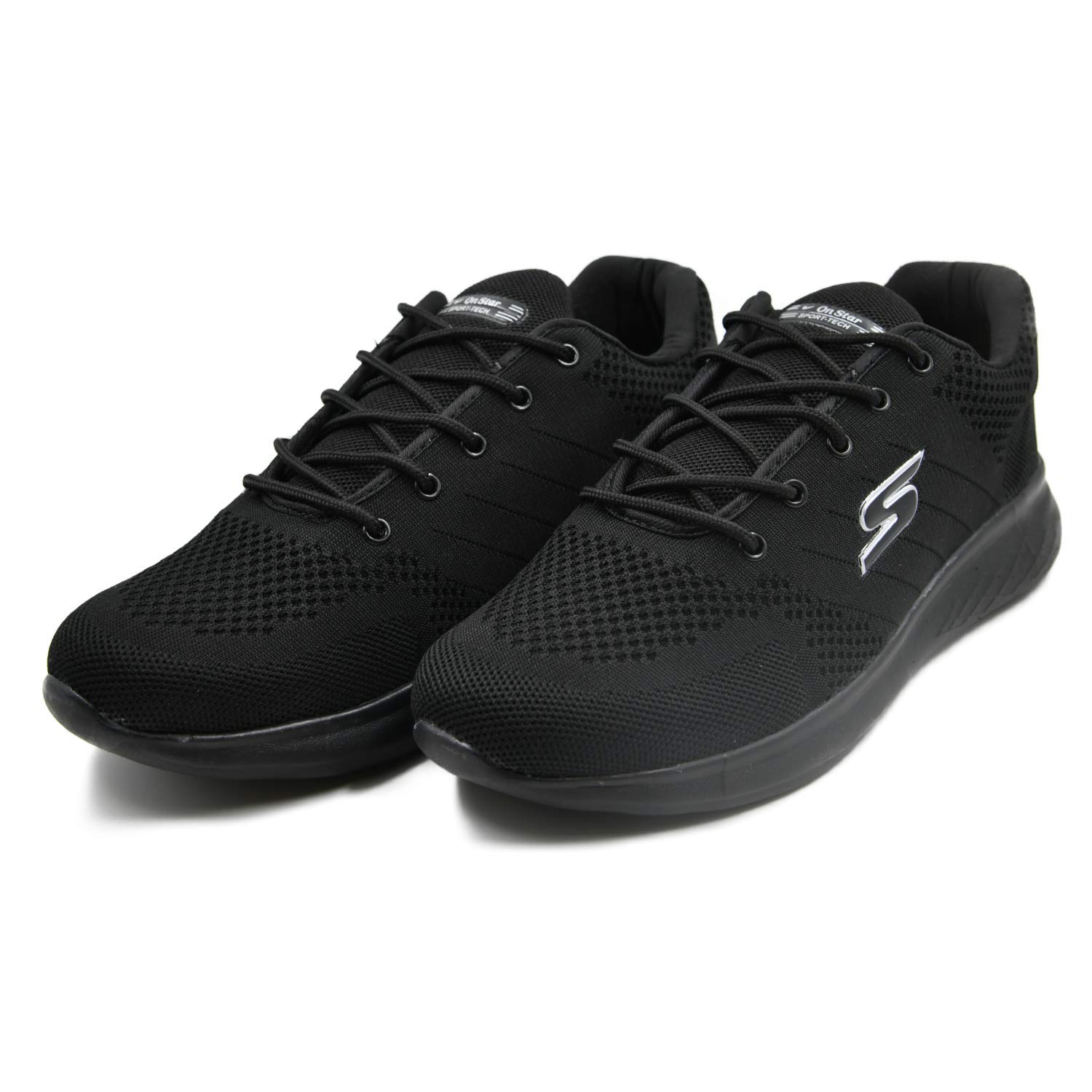 full black shoes sports