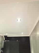 DBS Gloss White 8mm PVC Bathroom Wall Cladding Ceiling Kitchen Panels 10 Pack view 7
