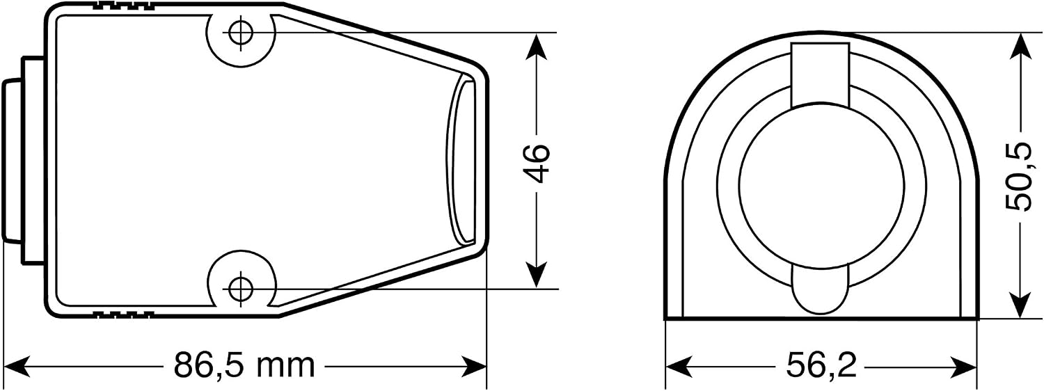 Lampa 39031 Current Socket EXT3 Installation on Surface, 12/24 V, Other - Image 4