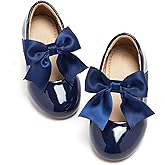 ESTINE Mary Jane Flats for Toddler Girls Little Kids Glittery Dress Princess Wedding Ballet Shoes