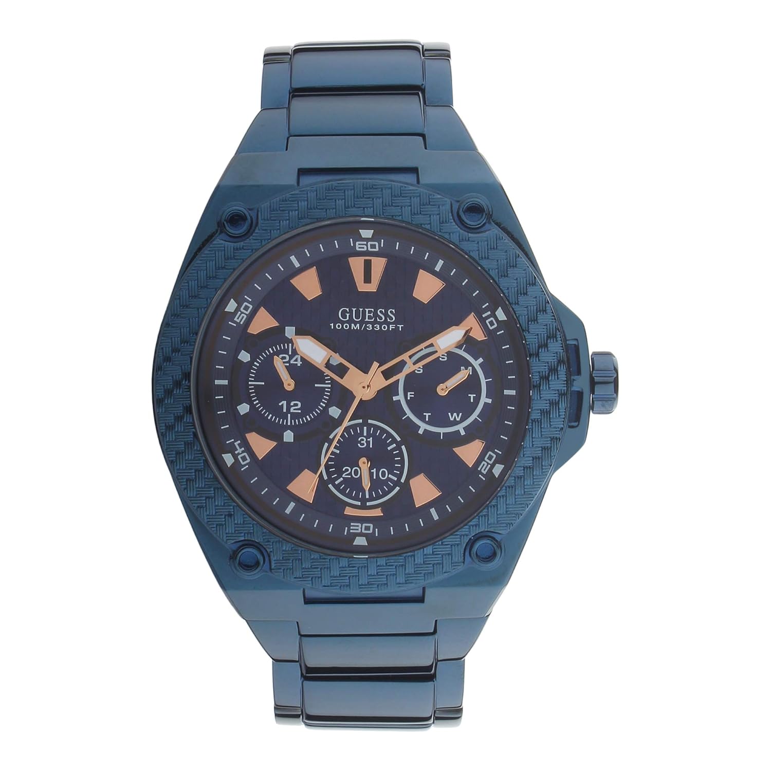 Buy GUESS Analog Blue Dial Men's WatchW1305G4 at Amazon.in