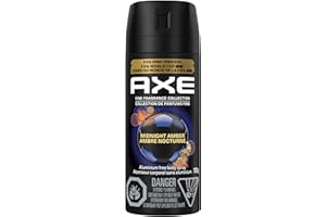 AXE Fine Fragrances Body Spray Midnight Amber Hazelnut and Sandalwood 72H Fresh 113g