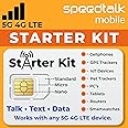 SpeedTalk Mobile Starter Kit, Prepaid Sim Card USA, Choose Your Plan and Device, 3 in 1 Kit, GPS Tracker, Cell Phone Plan, Data, Talk and Text, High Speed 5G 4G LTE, Android iOS, Starting at $5