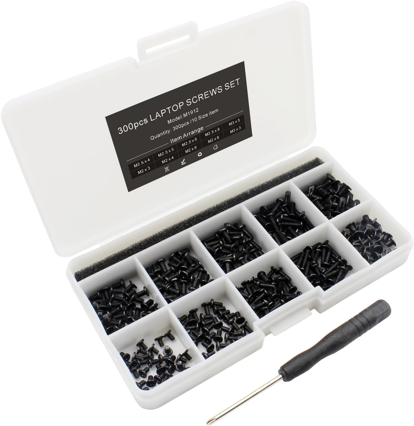 300pcs Laptop Notebook Screws Set Kit For IBM HP Dell Amazon.co.uk