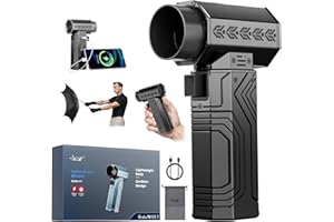 FOURQ Turbo Dryer Blower for Car, 180MPH/1.3LB Thrust Car Dryer Air Blower 400W 40mm Brushless Motor,Blow Away 2 cans of Coke Easily,Infinitely Variable Speed for Car, Home & Outdoors (Black)