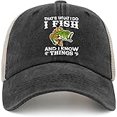 Hat Women Want Me Fishes Fear Me Hat for Women Dad Hats Trendy Caps