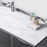 Hode Marble Sticky Back Plastic 90cm x 10m Granite White Grey Vinyl Wrap view 5