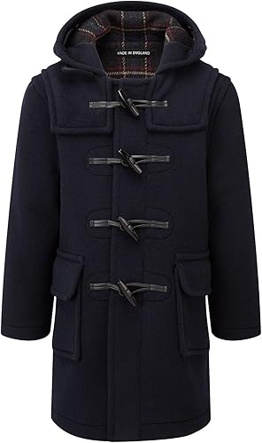 boys black duffle coat