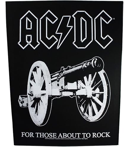 Amazon.com: AC/DC ACDC Back in Black Album Cover Hard Rock