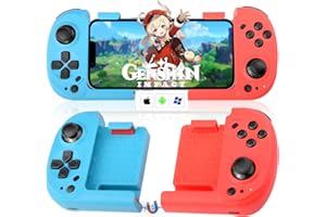 Koiiko Mobile Gaming Controller for iPhone iOS Android PC Wireless Gamepad Joystick for iPhone 15/14/13/12/X, iPad, MacBook, Samsung Galaxy S23/S22/S21/S20, TCL, Magnetic Storage, Pocket Size, Call of Duty - Direct Play，White