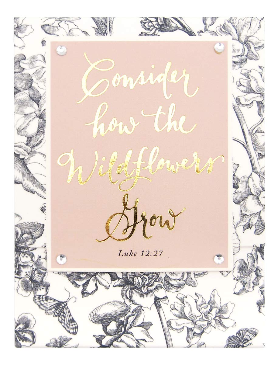 Punch Studio Faith Wildflowers Pocket Notepad