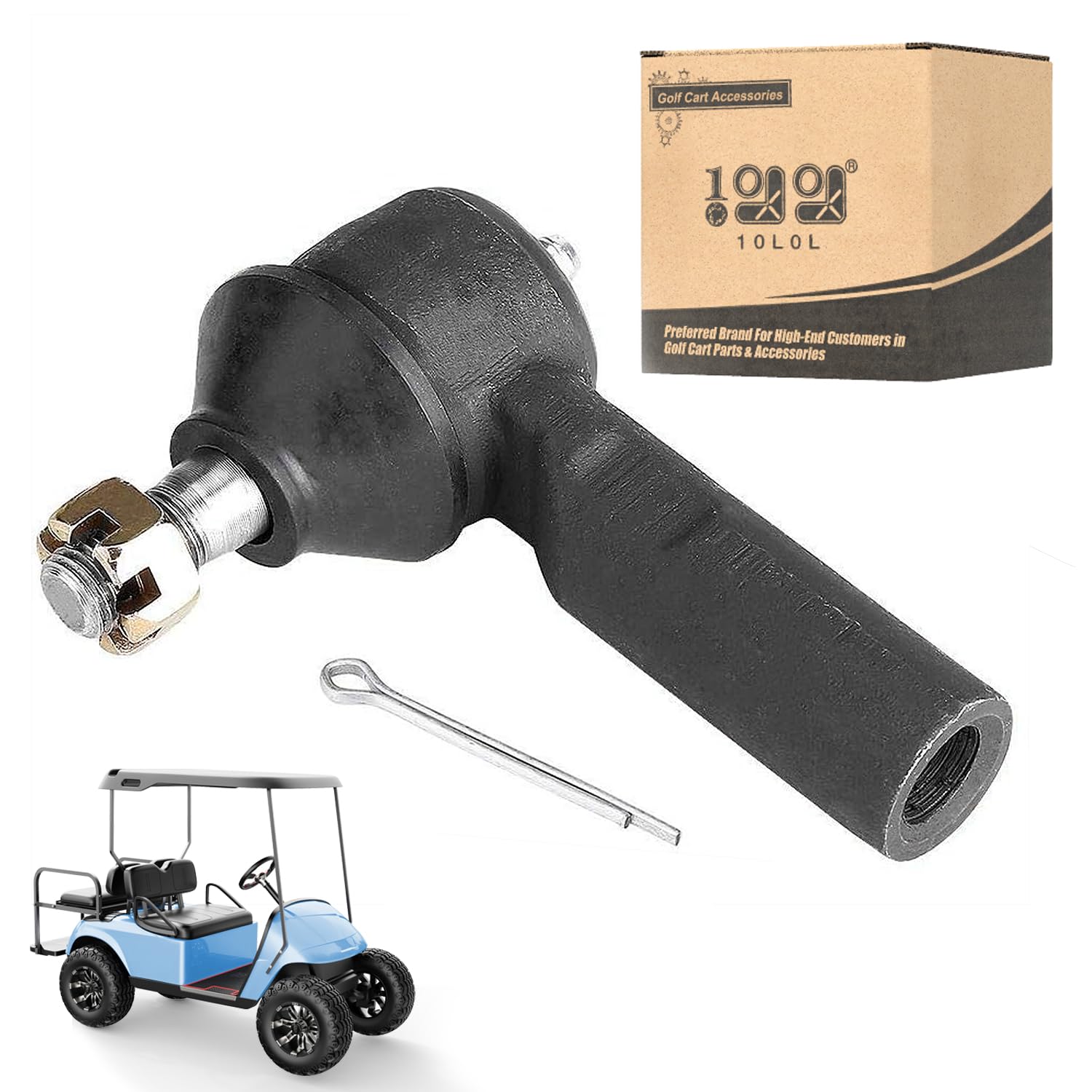 10L0L Steering Rack Outer Ball Joint for EZGO TXT G&E Golf Cart 2001-UP (Not Fits RXV) 70695-G01
