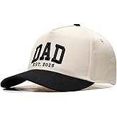 giftouching Mom and Dad Est 2026 Matching Hats | Pregnancy Announcement Gifts for Couple | Parents to Be Gifts New Mom & Dad