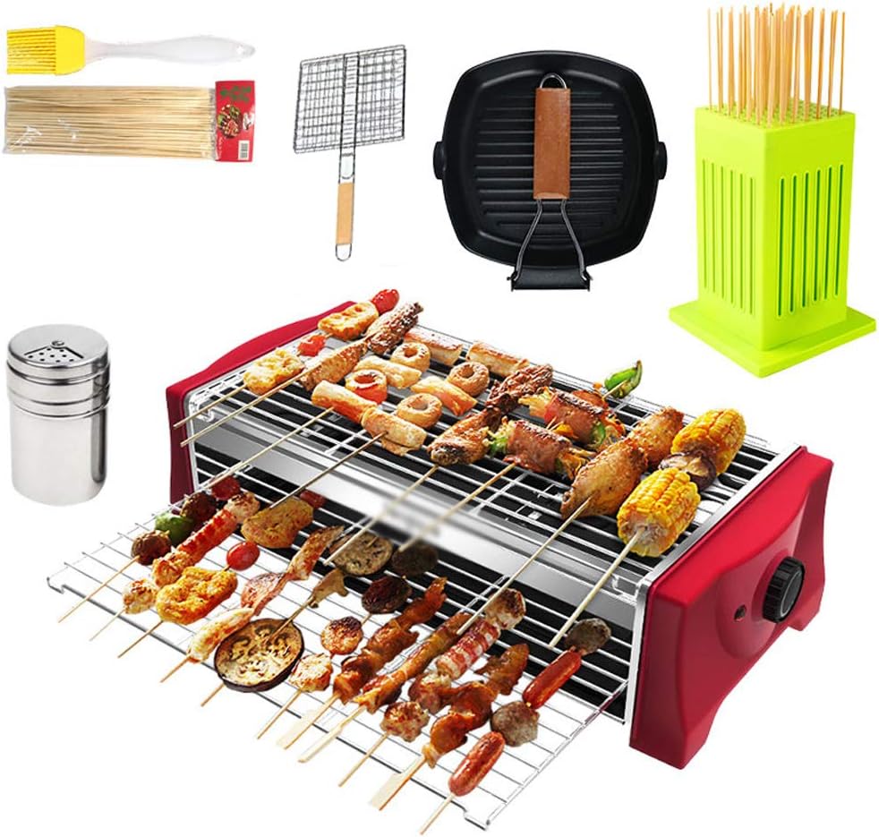 Review zaizai Indoor Electric Grills Smokeless BBQ Machine Roasting Pan