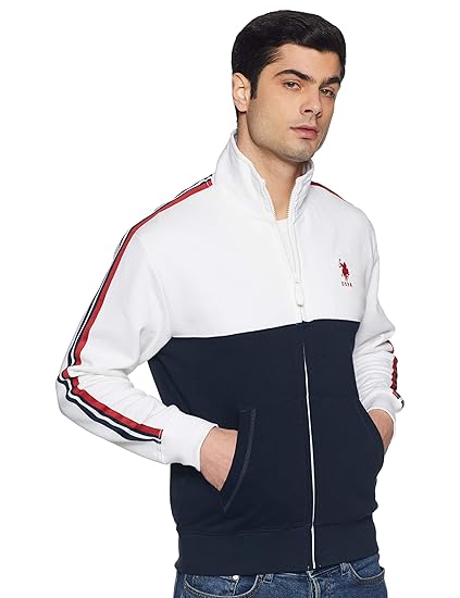 us polo white sweatshirt