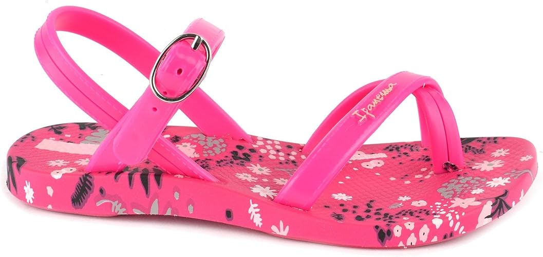bright pink flip flops