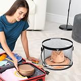 Ynnhik Hat Storage Box Foldable Transparent Organizer Scarves Gloves Zipper view 3