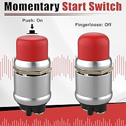 BFXM Push Button Starter Switch 12V 50A, Waterproof