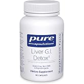 Pure Encapsulations Liver-G.I. Detox, 60 Capsules | Dual Support for Liver and Gastrointestinal Detoxification*, Alpha Lipoic Acid and Curcumin Extract, Gluten-Free and Non-GMO