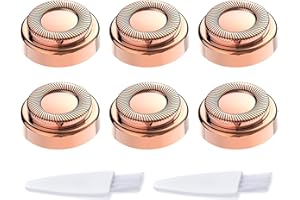 LinMei Facial Hair Remover Replacement Heads Compatible with Finishing Touch Flawless Facial Hair Removal Tool for Women 18K 