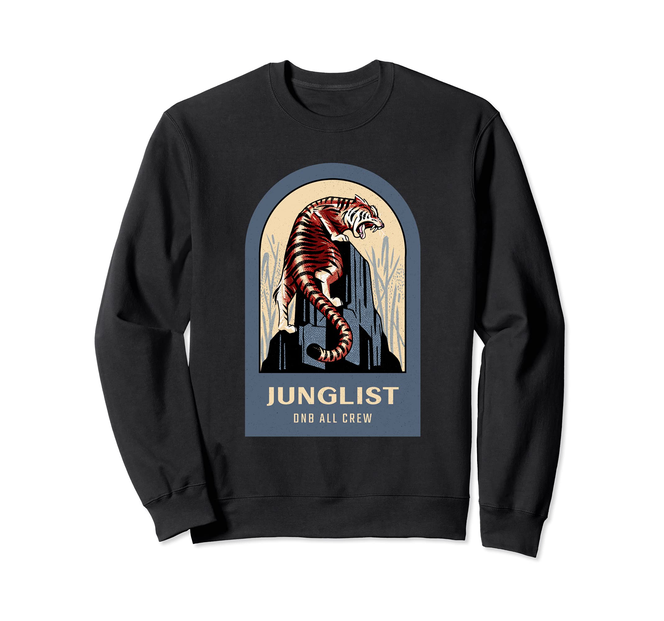 Junglist 174 BPM DnB Music Liquid EDM Drum And Bass Tiger Sweatshirt
