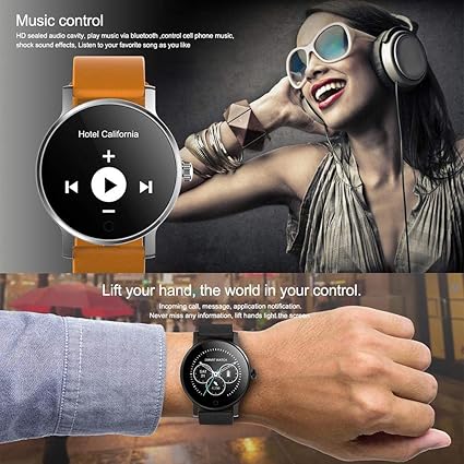 Oshide SMA-09 1.28 Pulgadas Bluetooth Llamando Música Reproducción ...