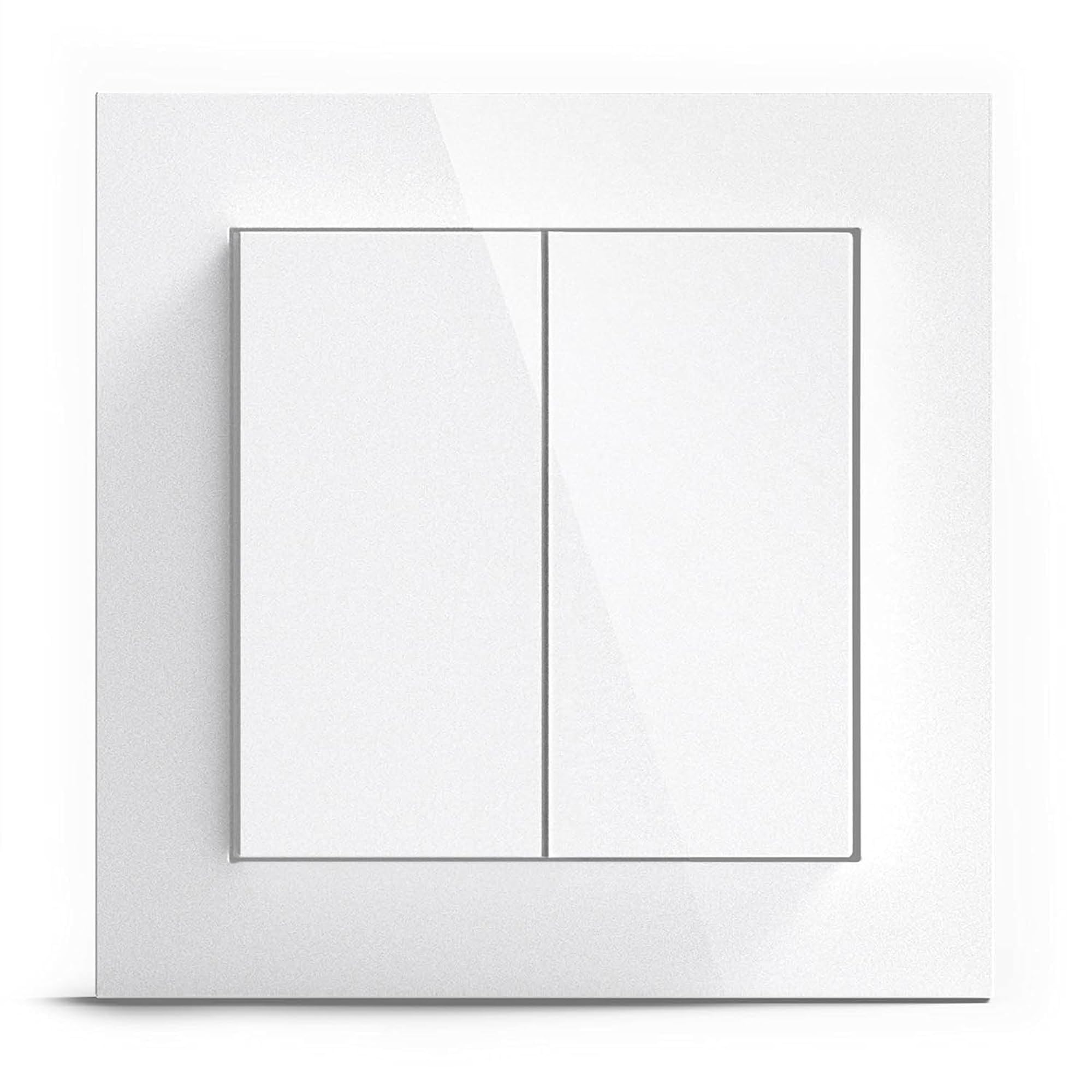 GIRA + Senic Friends of Hue Smart Switch | Homekit Dimmer Switch Compatible with Philips Hue | White Matte