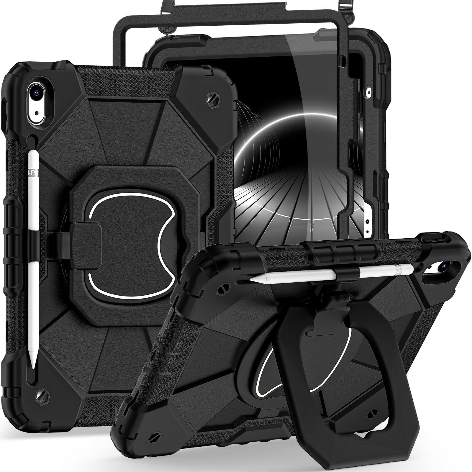 Auizotl Case for iPad 10th Generation 10.9 Inch,360° Rotating Stand